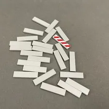 Lego 2431 Light Blue Gray Replacement Parts Pieces Lot of 24