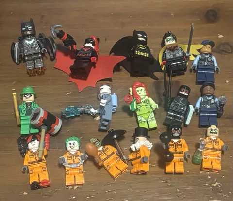 Lego Arkham Asylum Minifigures