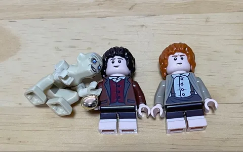 LEGO Minifigure 10333 The Lord of the Rings 11377 Lot Set Gollum Samwise Frodo