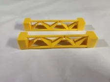 LEGO Girder, Triangular Vertical Yellow 2x2x10 Type 1 30517 Crane 7905 SET OF 2
