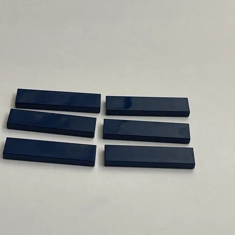 Lego 2431 Navy Blue Replacement Add-on Pieces Parts Lot of 6