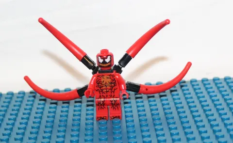 Lego Marvel Carnage Super Heroes Minifigure 76163 Genuine SH632 w/Appendages