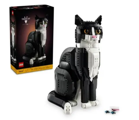LEGO Ideas Tuxedo Cat, Home Decor