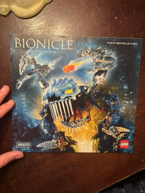 LEGO BIONICLE Gadunka 8922 Illustrated English Instruction Manual Booklet 2007