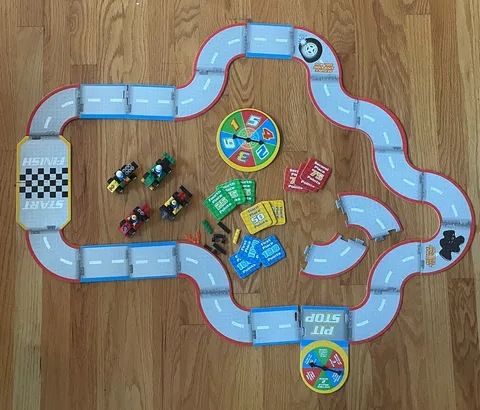 VTG Lego Racers Super Speedway Board Game w Box 2001 READ