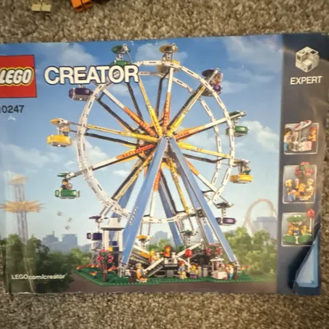LEGO Creator 10247 Ferris Wheel, Fairground, 2464 Pieces, Ages 16+, Boxed