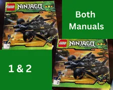 LEGO 9444 NINJAGO Instruction Manual ONLY Cole's Tread Assault Books 1 & 2