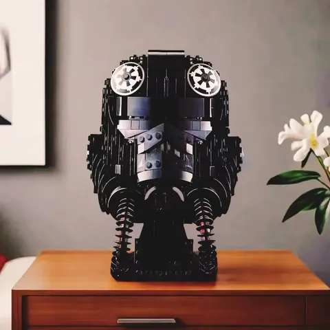 MOC Star Wars TIE Fighter Pilot Helmet 75274 Helmet Collection 724 pcs