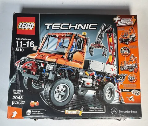 LEGO Technic 8110 Mercedes-Benz Unimog U400 w/ Box Manuals Partial Complete