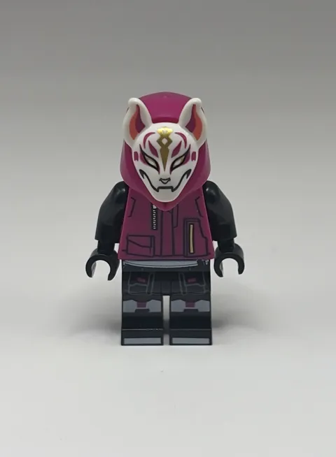 New LEGO Drift Minifigure Fortnite Battle Bus**NOT MINT HAS SCRATCHES AND WEAR