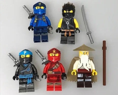LEGO Minifigure NINJAGO Lot Set Wu Jay Nya Cole Kai Bulk Sale
