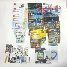 LEGO Instruction Manuals Booklets Catalogs Lot Mixed Sets Ninjago City Minecraft