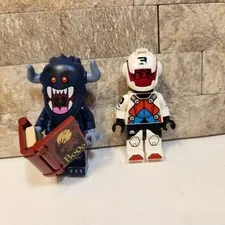 LEGO Minifigures Series 14 Monster Rocker & Galaxy Squad Chuck Stonebreaker Lot