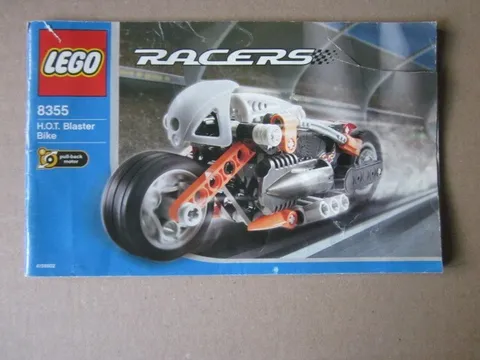 Lego Building Instructions Instruction Racers 8355 HO.T. Blaster Bike