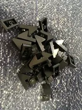LEGO 92946 Black Slope 45 2 x 1 with 2/3 Cutout  28 Pieces