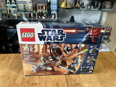 New Sealed LEGO Star Wars 9491 Geonosian Cannon Clone Commander Gree Minifigure