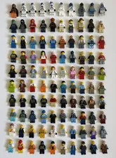 100% Authentic Lego Lot Minifigures Qty 100 Star Wars Police Ninja