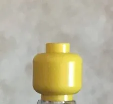 LEGO Boy Girl Plain Solid Yellow Minifig Head