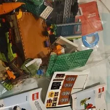 LEGO City 60345 Farmers Market Van Parts Lot w/ Instructions & Stickers