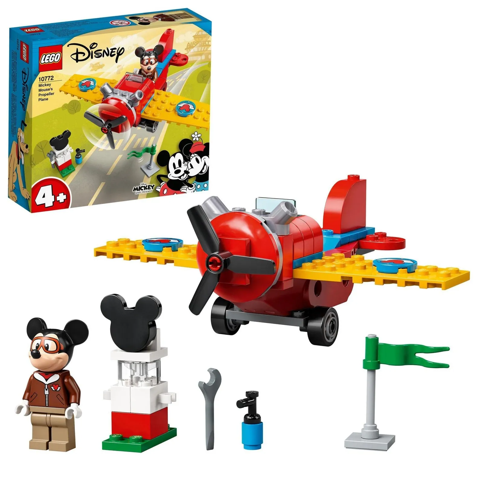 Lego Mickey & Friends Mickey'S Propeller Plane 10772 - Toy, Building Blocks, Gi_