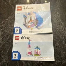 Lego Disney Princess 43211 Instructions MANUALS ONLY  Set of 2 - NO BRICKS
