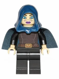 LEGO® Minifigure Star Wars sw0379 Barriss Offee Dark Blue Cape and Hood