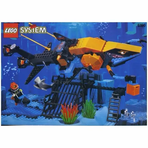 LEGO Aquazone: Shark's Crystal Cave (6190) - Complete Without Instructions