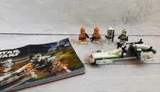 2010 Retired Star Wars Lego set #7913 Clone Trooper Battle Pack 100% complete!