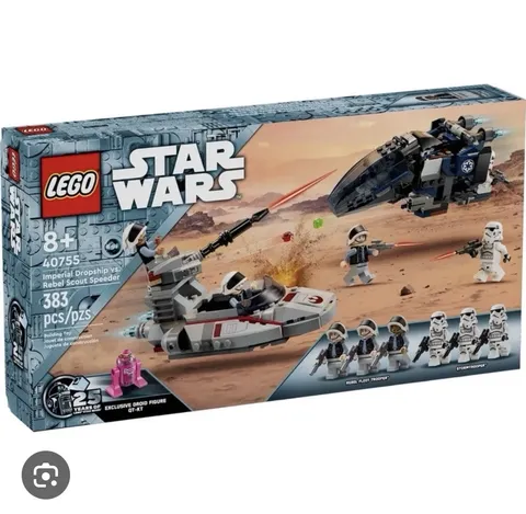 LEGO Star Wars Imperial Dropship vs. Rebel Scout Speeder 40755 383pcs