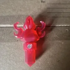 LEGO Trans-Red Translucent Crystal/Flame Weapon Piece - Red Plastic 1pc