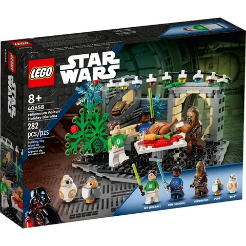 LEGO Star Wars: Millennium Falcon Holiday Diorama (40658) | New | Retired | Rare
