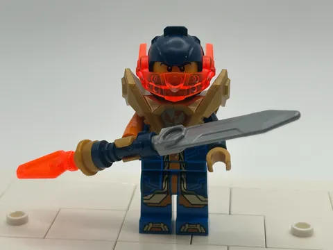 LEGO Clay Moorington with armor minifigure from Nexo Knights Book nex140 NEW