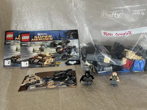 lego 76001 the bat vs. bane tumbler chase