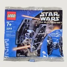 LEGO Star Wars 3219 Mini TIE Fighter Building Set Polybag Vintage 2003 New