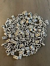 LEGO 18677 Light Bluish Gray Plate, Modified 1 x 2 with Pin Hole on Bottom x126