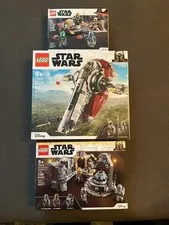 🌠🚀 3 LEGO Star Wars The Mandalorian Boba Fett sets 75319 75267 & 75312 SICK!