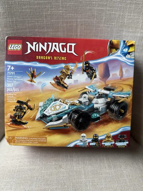LEGO Ninjago Dragons Rising 71791 Zane’s Dragon Power Spinjitzu Race Car-NEW