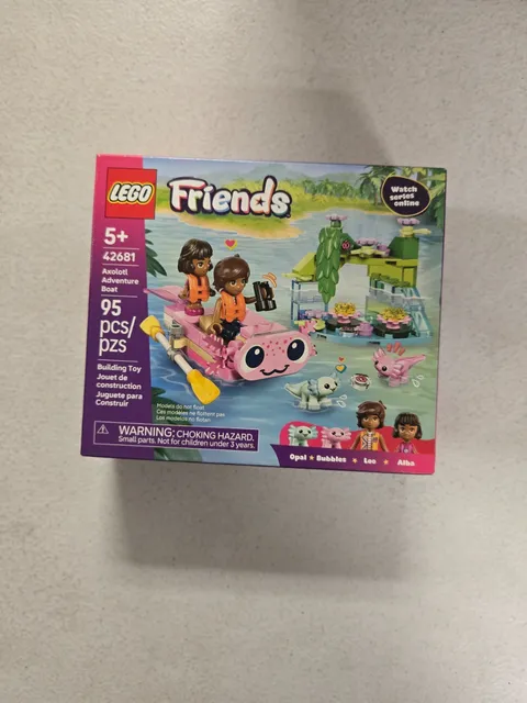 Lego 42681 Axolotl Adventure Boat Friends Brand New Sealed Box *SC