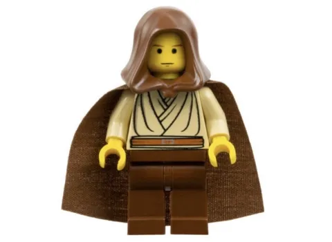 Lego Star Wars Young Obi-Wan Kenobi Minifigure sw0024 7161 Yellow Head