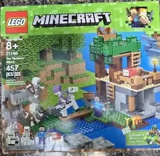 Lego Minecraft 21146 The Skeleton Attack 457 Pcs New Sealed In Original Box