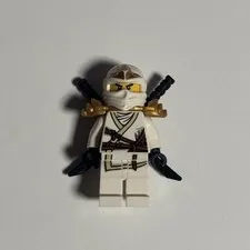 LEGO Ninjago Zane Minifigure Shoulder Armor With Katanas Rise of Snakes NJO0031