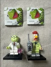 New LEGO Muppets CMF 71033 Dr. Bunsen Honeydew & Beaker Minifigures (Lot of 2)