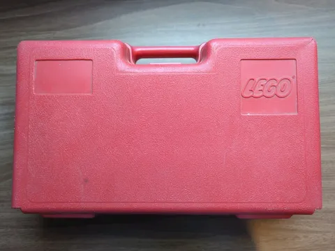 Vintage LEGO Storage Case 80's Carrying Case Box Bin 10x17x5 Large Red USA