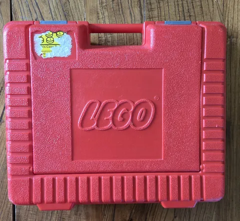 Vintage 1985 LEGO - Red Hard Plastic - Portable Carrying Storage Case Box