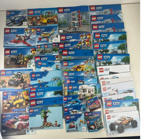 Lego City Series Manuals Brochures Booklets Pamphlets Only Only Lot of 50