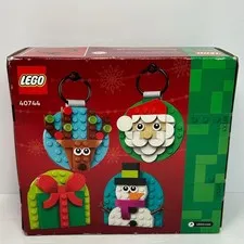 LEGO 40744 Christmas Ornament Selection 153 Pcs Santa Reindeer Snowman NEW