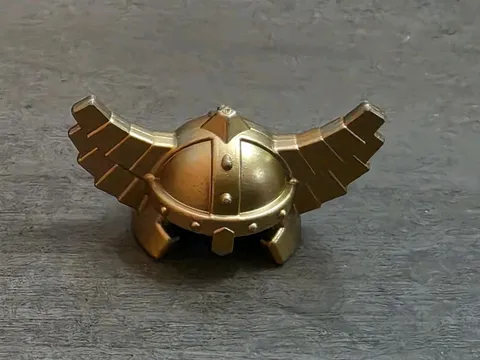LEGO Helmet with Wings Minifigure Headgear Part Castle Fantasy Era Dwarf 60747