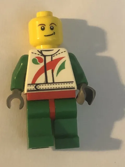Race Car Mechanic Lego Mini figure  Action Figure Toy Minifig L1