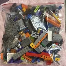 LEGO Bulk Lot Mixed Bricks Pieces & Parts Multicolor Plastic in Bag