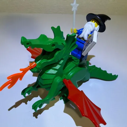 LEGO Castle Dragon Master Dragon and Wizard Minifigures Lot